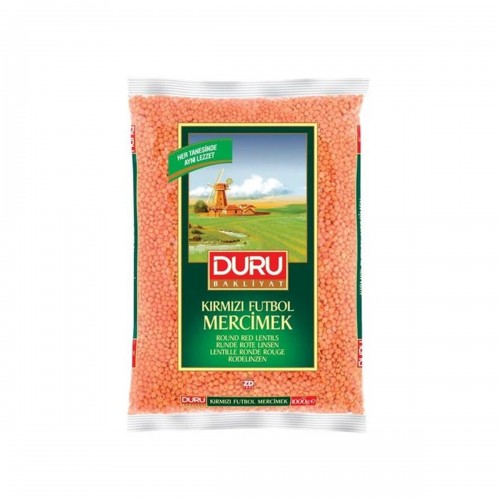 Duru Kırmızı Futbol Mercimek 1 kg Duru Kırmızı Futbol Mercimek 1 kg